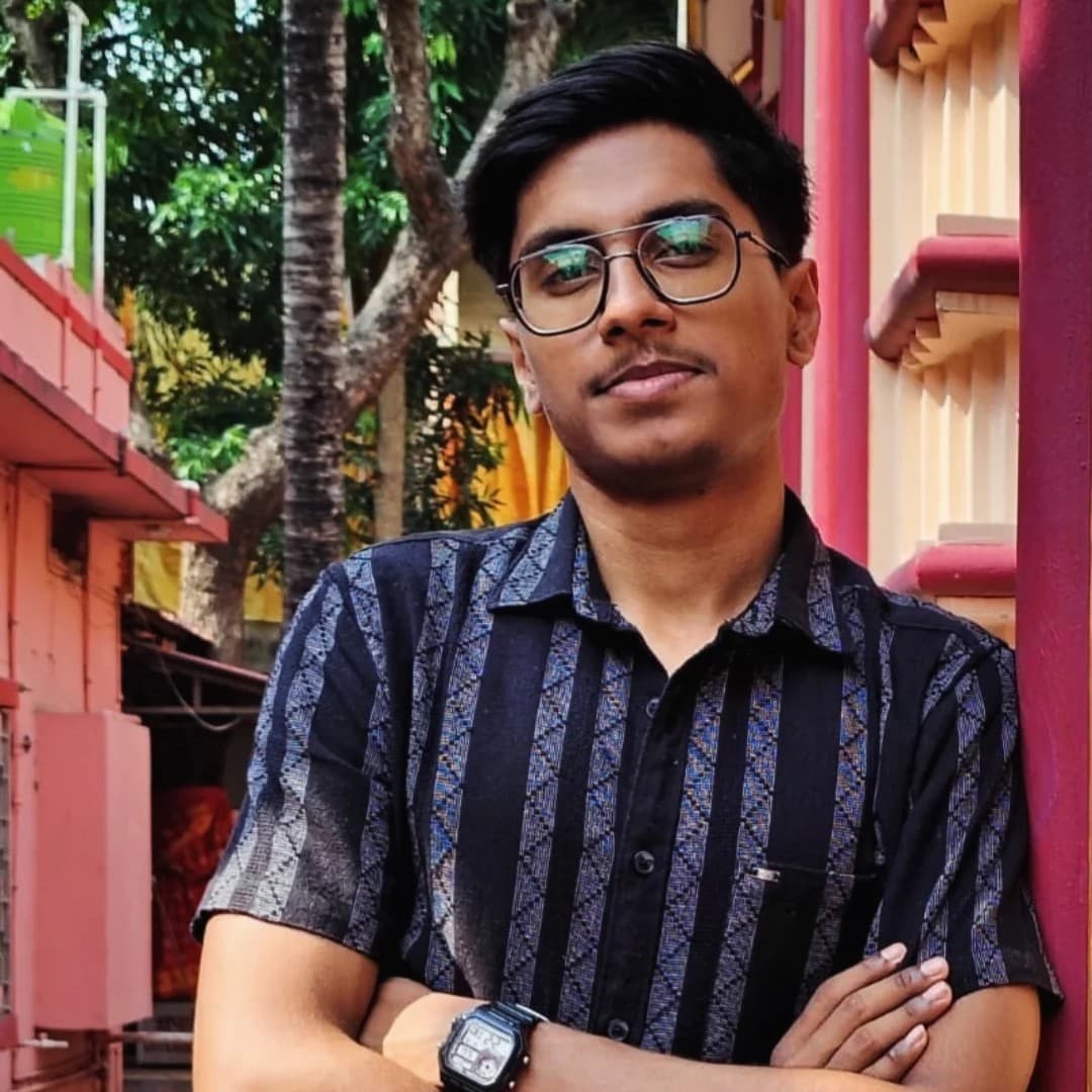 Portrait of Abhirudra Dey, Graphic Designer at Editz Agency